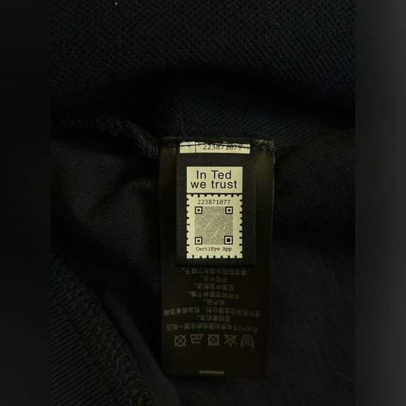 Ted Baker Tymos Navy Zip Up Sweatshirt Size 7 US SIZE 3XL - Picture 11 of 12